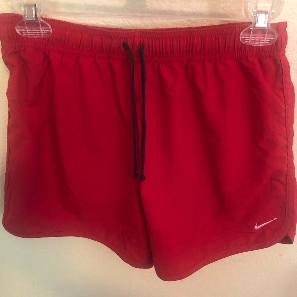 Nike women’s red shorts size small